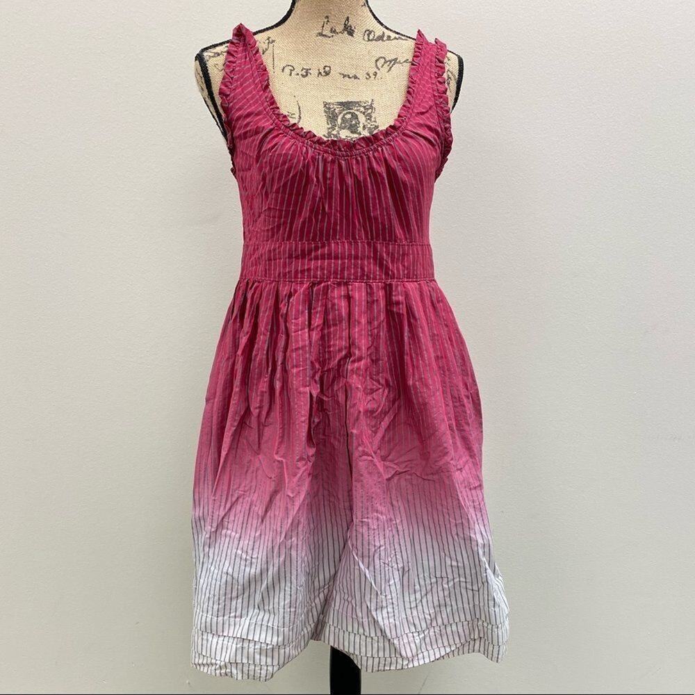CONVERSE one star cotton‎ sleeveless pink ombre sundress